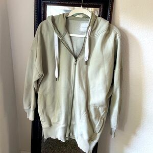 American Eagle oversized zip up hoodie